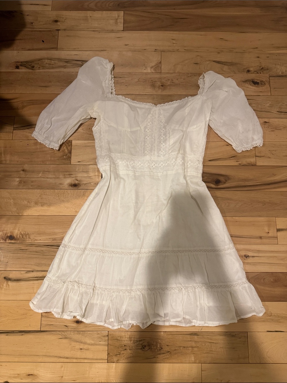 Reformation Paxton Dress In Ivory - Picture 4 of 6